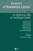 « Le droit à la ville en Amérique latine »